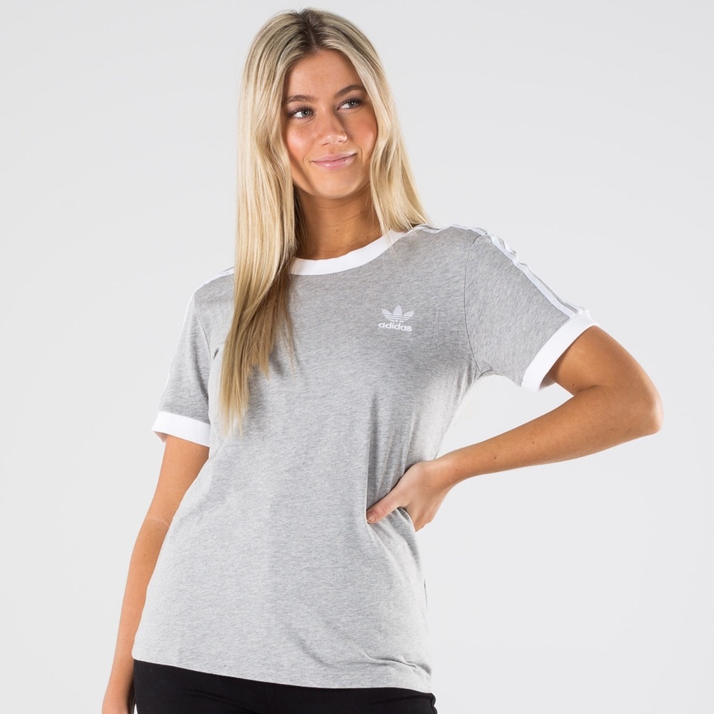 Adidas 3 Stripe Tee